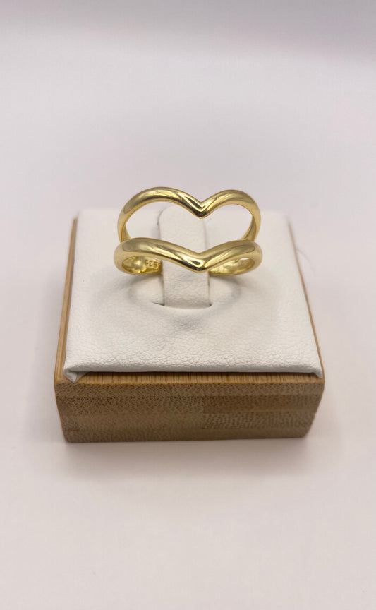 Guld pläterad 925sterling silver ring