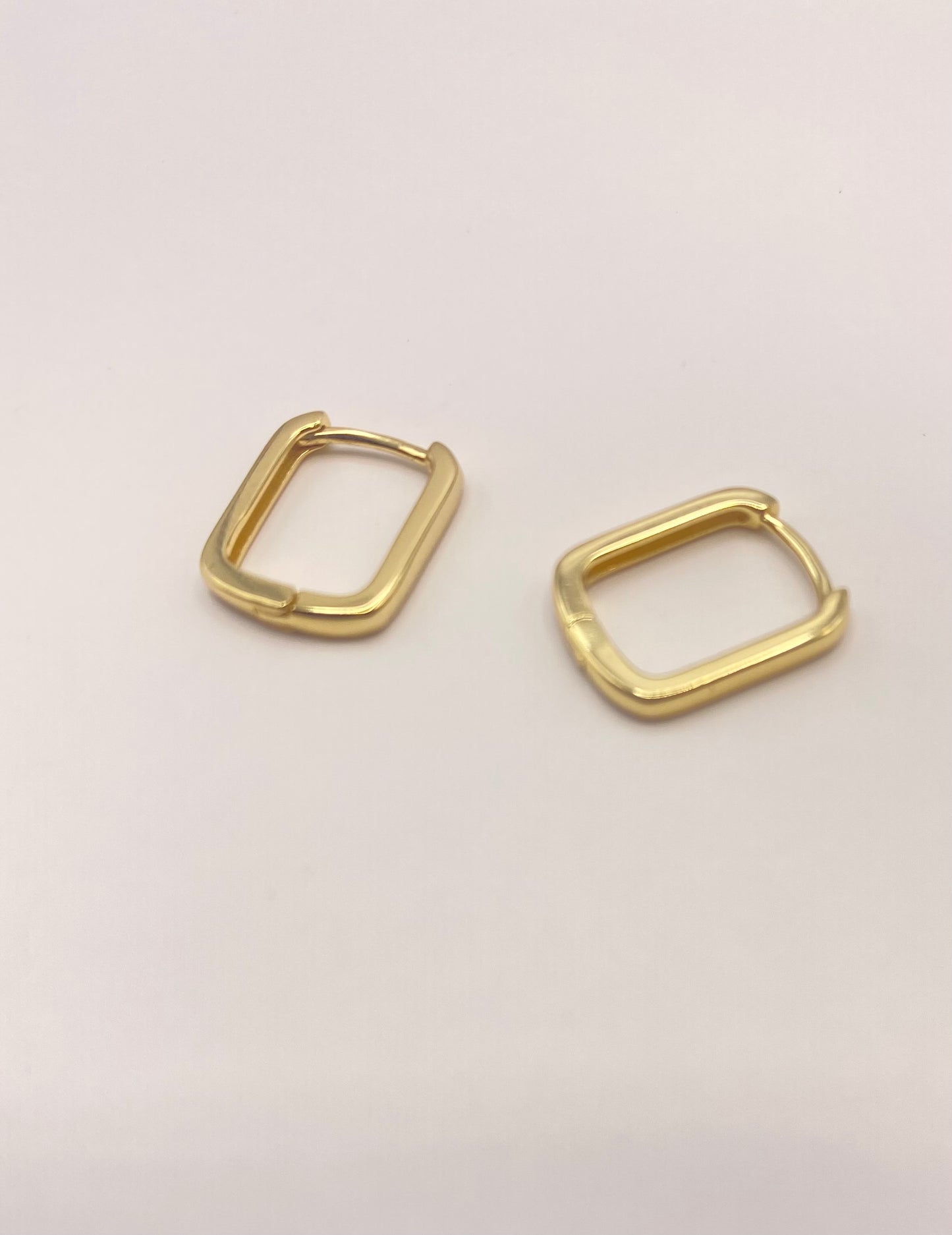 925sterling guld pläterad silver örhänge