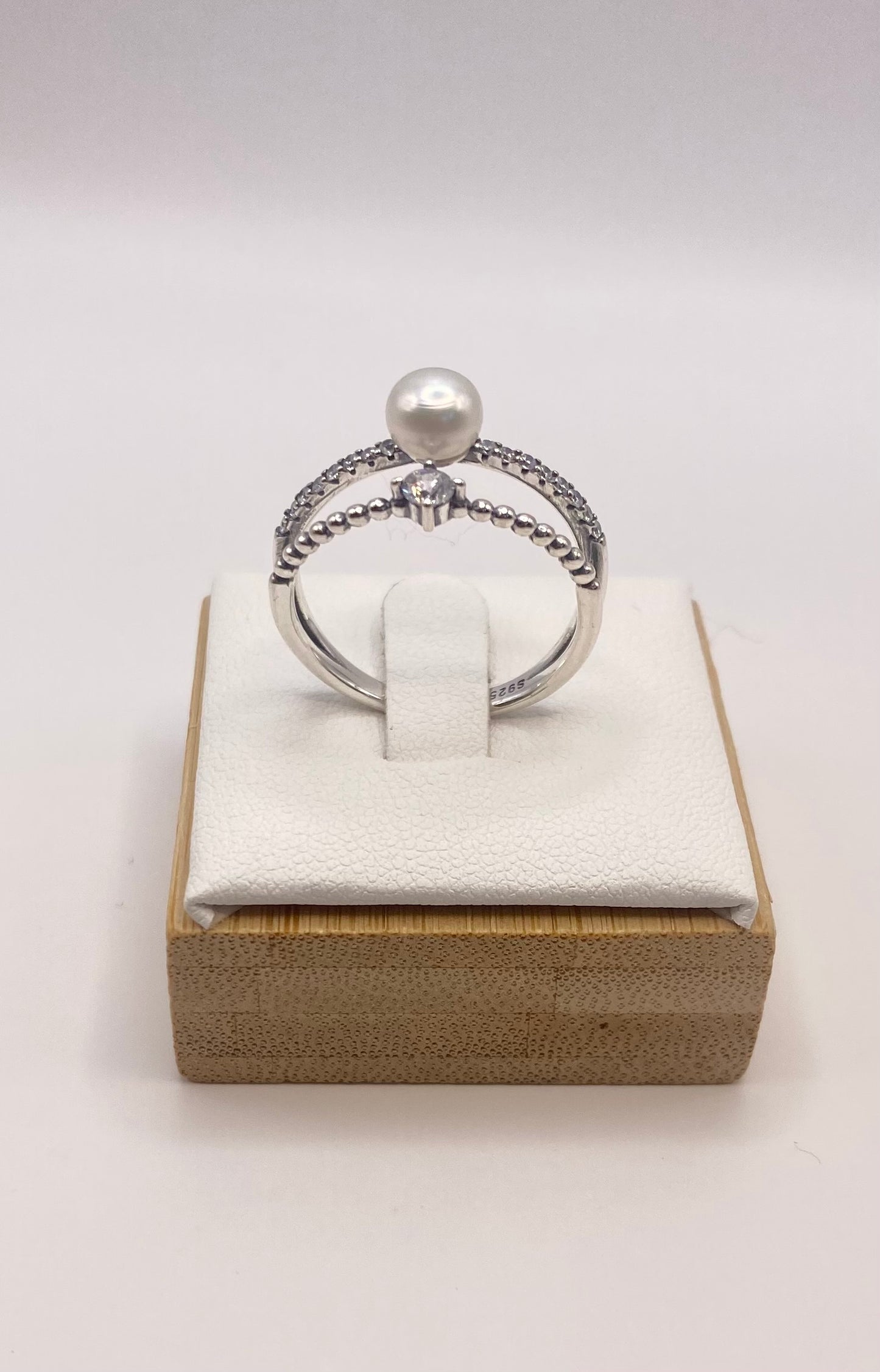 Pärla silver ring