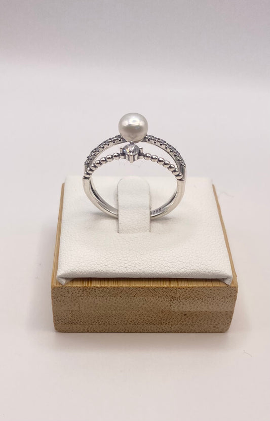 Pärla silver ring