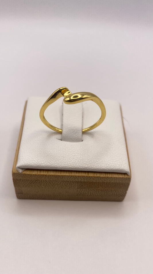Guld pläterad 925sterling silver ring