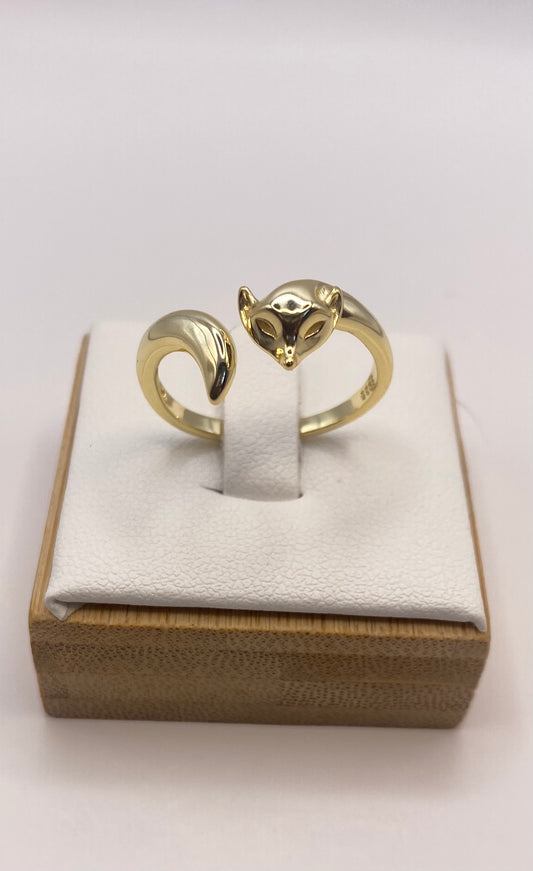 Guld pläterad 925sterling silver ring