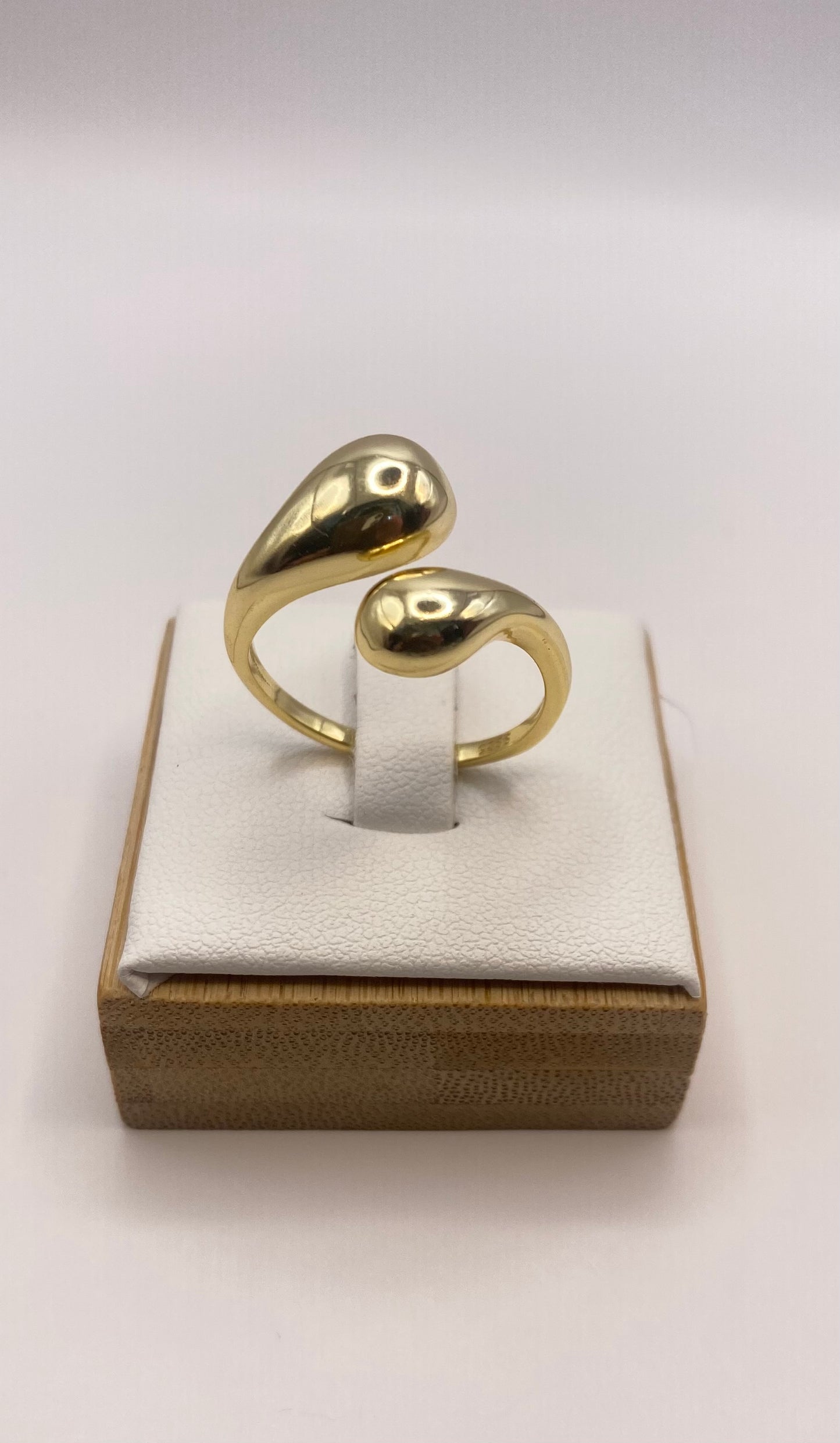 Guld pläterad 925sterling silver ring