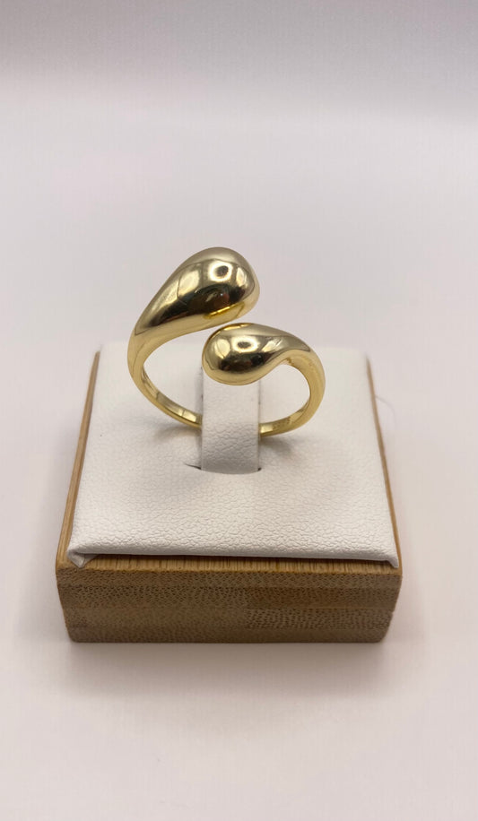 Guld pläterad 925sterling silver ring